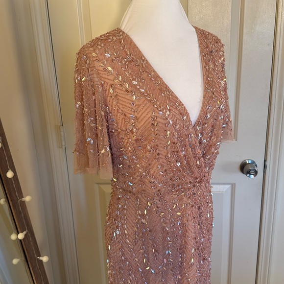 MAC DUGGAL
Embellished Flutter Sleeve Gown - Picture 8 of 17
